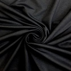 Tissu Jersey Viscose uni Noir