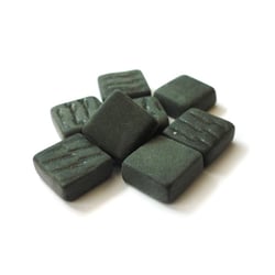 Graine Créative - Mosaique en pâte de verre Mat Noir 500g