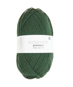Fil à chaussette SOCKENWOLL PREMIUM 4 brins - 100gr - Rico Design 11 Loden