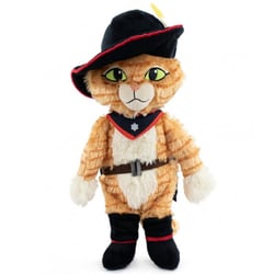 Peluche disney chat potté 33 cm - peluche licence collection shrek