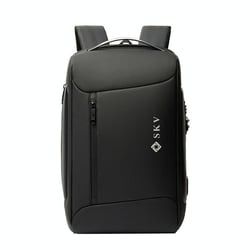 Sac À Dos Ordinateur Grande Capacité Antivol Étanche Avec Port USB 3.0 Bleu YONIS