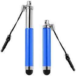 Avizar Stylet écran rétractable jack 3.5mm universel Bleu