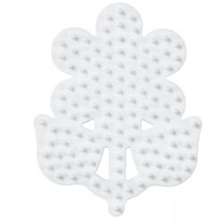 Plaque hama petite fleur pour perles à repasser midi - loisirs créatifs - 327