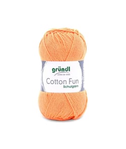Fil à tricoter COTTON FUN - Gründl - certifié Oeko-Tex 17 Orange