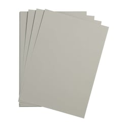 25 feuilles de papier - Gris clair - A4 - 270g - Lisse - Dessin, loisirs créatifs - Maya