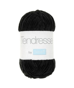 Fil Chenille Tendresse 100GR de Trimits : Douceur et Confort pour Toutes Vos Créations 172 Noir