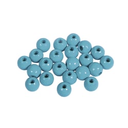 Perles en bois polies 6mm ø
