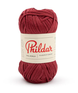 Pelote Phil Koala de Phildar : Douceur Luxueuse et Confort Inégalé pour Vos Créations Cocooning Pourpre