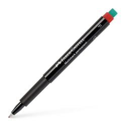 Feutre - Rouge - Indélébile - Fin - Tous supports - Faber-Castell