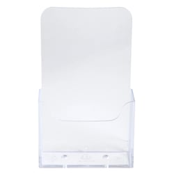 Distributeur de prospectus 1 compartiment DL (10X21cm) - Cristal - x 10 - Exacompta