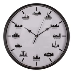 Horloge design Villes du Monde 30 cm