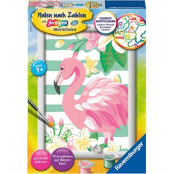 Colloriage selon les nombres - Think Pink - Flamant rose