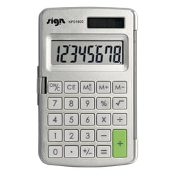 Calculatrice De Poche Avec Etui Rigide Sign