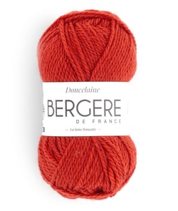 Pelote Doucelaine - Bergère de France TOMATE