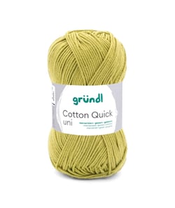 Fil à tricoter COTTON QUICK UNI - Gründl - PPSC - certifié Oeko-Tex 140 Vert