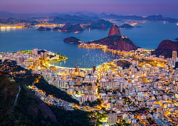 Rio de Janeiro de Nuit, Brésil