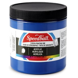 Encre acrylique bleue pour sérigraphie - Speedball