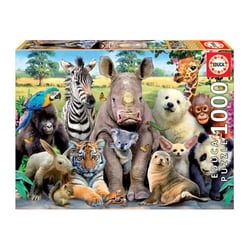 Puzzle 1000 pièces Thème Animaux - EDUCA