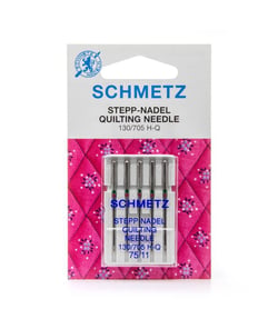 Aiguilles de quilting pour Machine - Dimension 75/11- 130/705H - 5 pces - SCHMETZ Rose