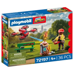 PLAYMOBIL® - Drone de pompiers avec flèches d'eau - 72197 - PLAYMOBIL® City Action