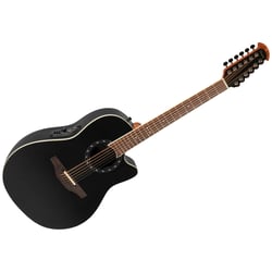 Standard Balladeer Deep Contour Cutaway 12 Black Ovation