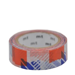 Masking tape - Tsugihagi bleu et rouge - 7 m x 15mm