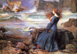 Miranda in the Tempest