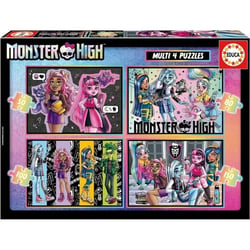 4 puzzles progressifs - Multi 4 Monster High 50-80-100-150