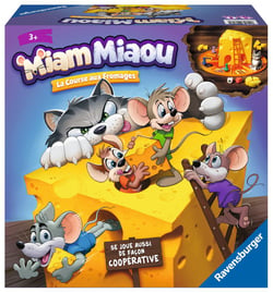 Miam miaou la course aux fromages - Ravensburger - Jaune