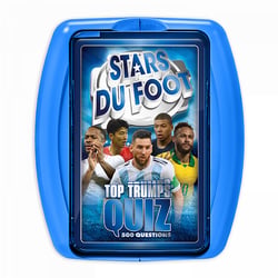 Top Trumps – Quiz stars du foot - Winning Moves - Noir
