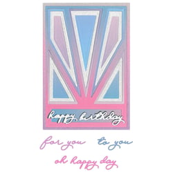 Matrices de découpe - Rayons de soleil & textes anglais - 20 dies Thinlits - Sizzix