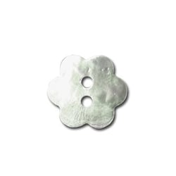 Lot de 3 boutons en forme de Fleur en Nacre 13mm