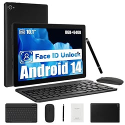 Tablette tactile KOTSREN Android 14 - Noir - 10.1 pouces