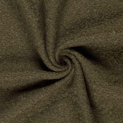 Tissu  Bouclette Astrid Uni Vert olive