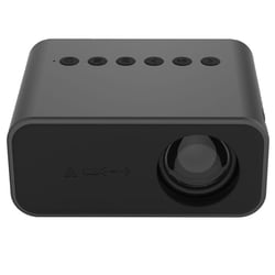 Projecteur LED HD Portable 1080P 80 Lumens Idéal Home Cinéma Compact Noir YONIS