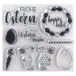 Tampon Clear Stamps Amis de Pâques