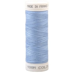 Fil à coudre polyester 100m made in France - bleu faience 313