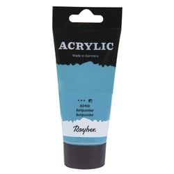 Acrylic, turquoise, Peint.acrylique d'artistes, tube - 75ml