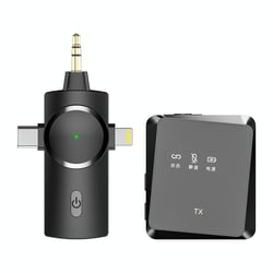 Microphone Sans Fil Lavalier 360° Pour Enregistrement Pro Longue Durée 20h YONIS