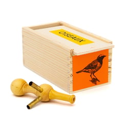 Appeau individuel Rouge-queue à front blanc (en coffret bois)
