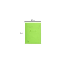 Chemise imprimée à 2 rabats Forever® 290g/m2 - 24x32cm - Vert vif - x 50 - Exacompta