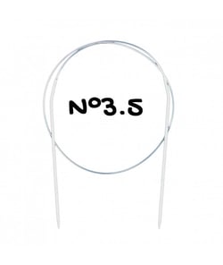 Aiguilles à tricoter circulaires - 80cm - n° 2.50 à n°5 - Distrifil taille n°3,5