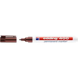 Marqueur permanent pointe fine 1 mm - EDDING - Marron