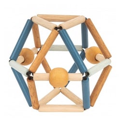 Hochet en bois – Deep blue grabber - Trousselier