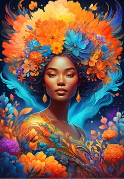 Puzzle 1000 pièces - Flower Power - Bluebird Puzzle