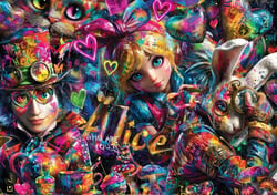 Puzzle 2000 pièces - Alice à Graffitiland - Bluebird Puzzle