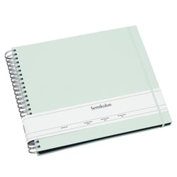 Album photo spirales Maxi Mucho – 90 pages noires – Vert Pastel – Semikolon