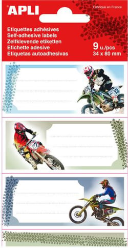 POCH 9 ET SCOLAIRES MOTOS 81X36MM