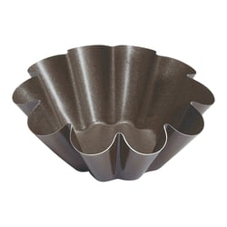 Brioche fond plat - Antiadhérent (sans PFAS) - 9 côtes - Ø60/28 mm - h25 mm