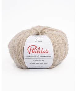 Pelote de Laine et Baby Alpaga PHIL ROMANTICO - Phildar Naturel Ecru